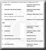 Programm Benefizkonzert 2012