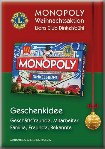 Lions Monopoly Weihnachtsaktion 2019